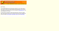 Desktop Screenshot of playtonium.com